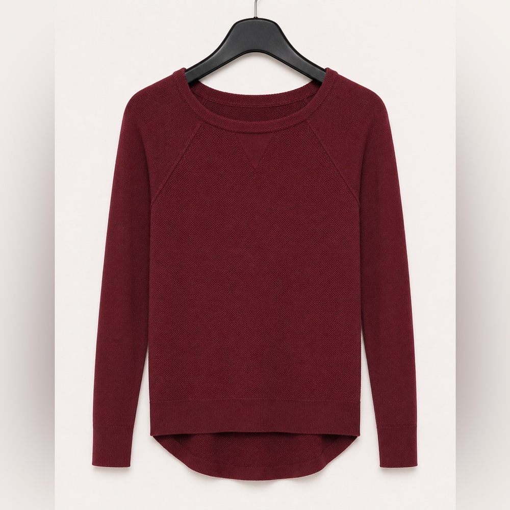 American Eagle Outfitters Maroon Knit Top